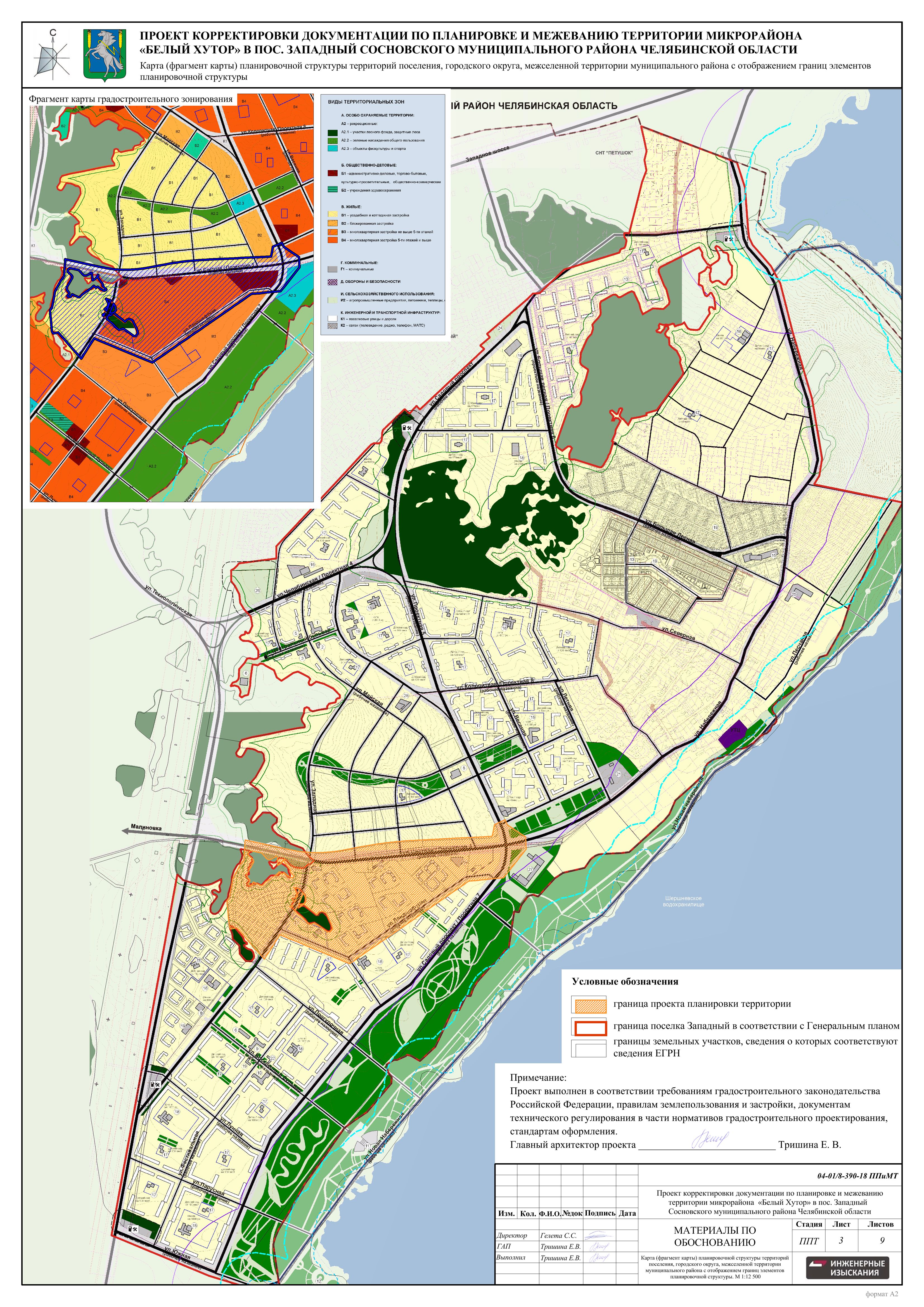 Проект планировки территории челябинск