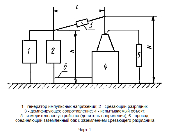 Гост разрядник на схеме