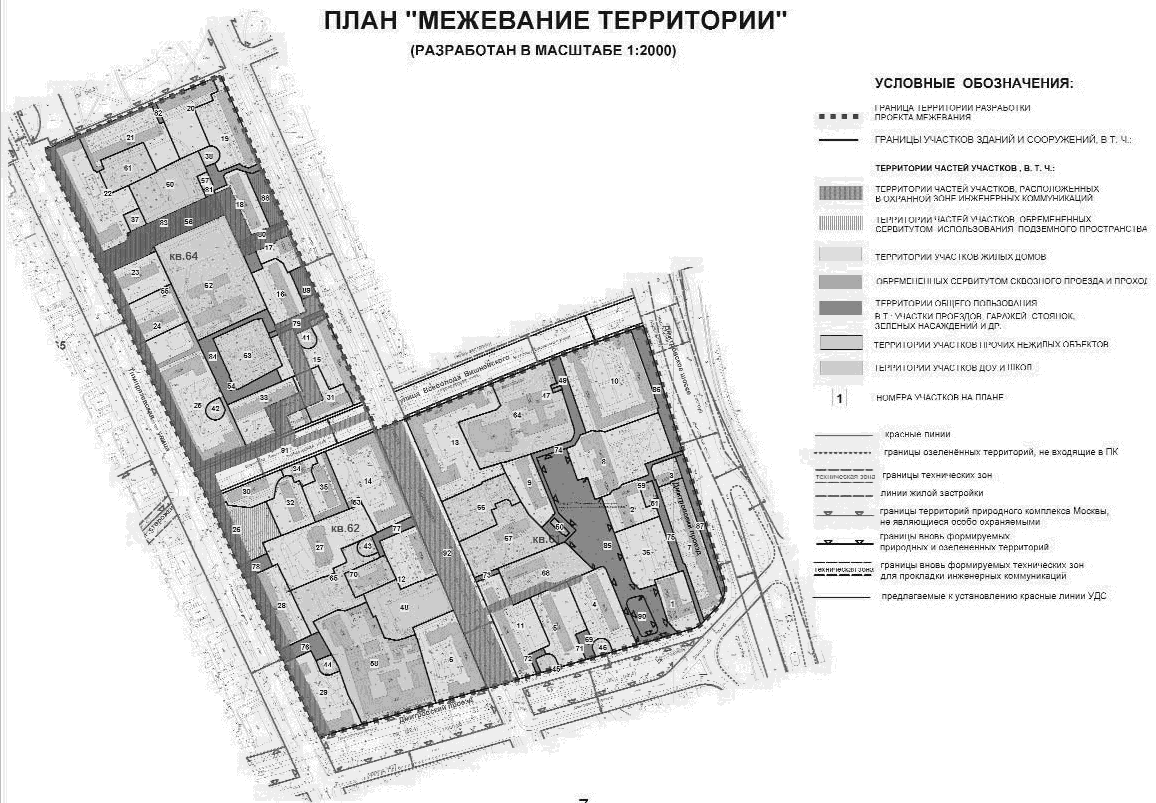 Карта план образец