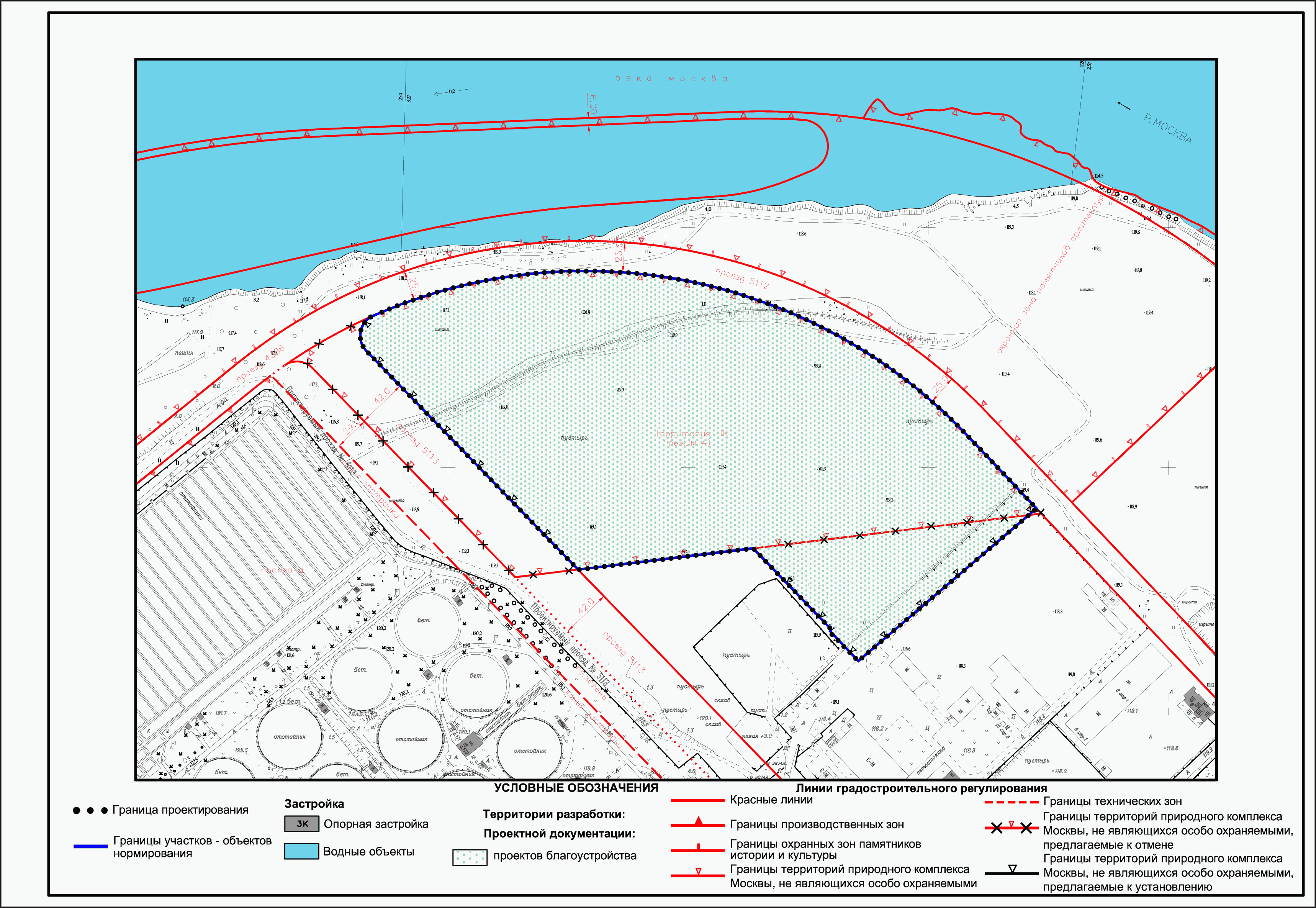 Охранные зоны озон карта