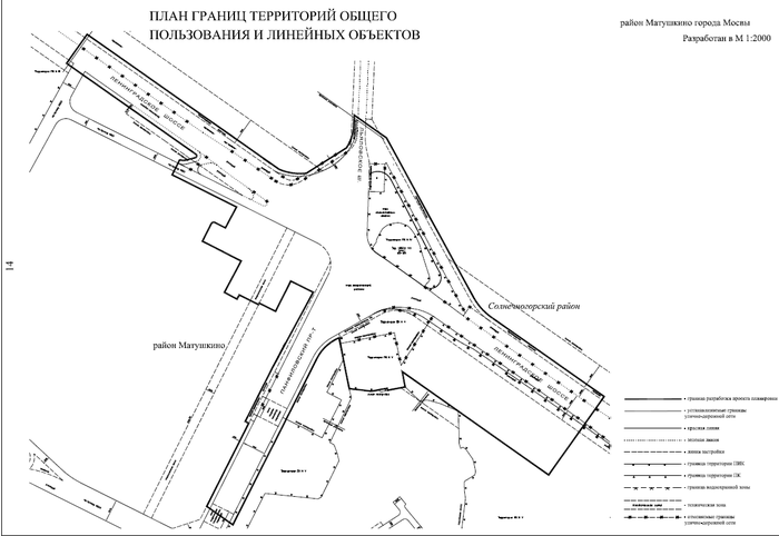 План границ территории