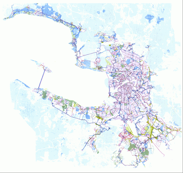 Карта теплотрасс спб