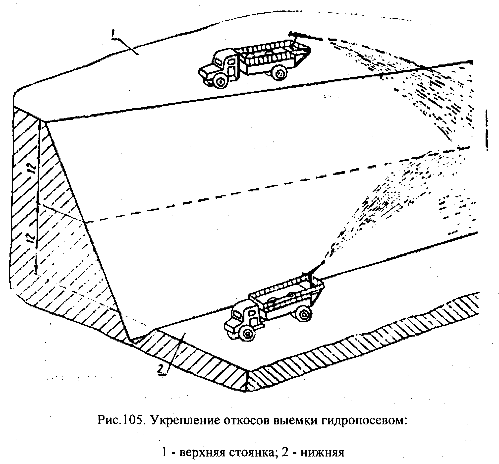 Берма на рисунке